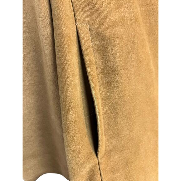 Vintage Stroller Coat 60s Mod Retro Sheep Fur Collar - Picture 6 of 16